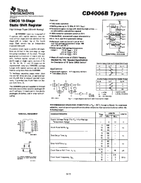 Datasheet CD4006B manufacturer TI