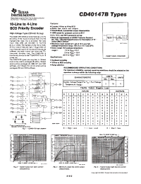 Datasheet CD40147BM96 производства TI