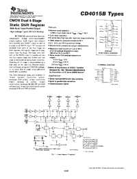 Datasheet CD4015BMT manufacturer TI