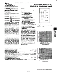 Datasheet CD40161BE manufacturer TI