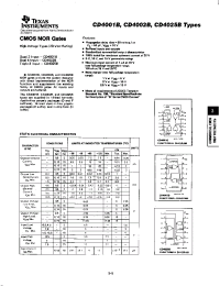Datasheet CD4025B manufacturer TI