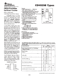 Datasheet CD4029BM96 производства TI