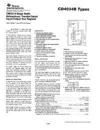 Datasheet CD4034BPW manufacturer TI