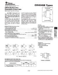 Datasheet CD4048BE производства TI