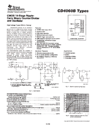 Datasheet CD4060BM96 manufacturer TI