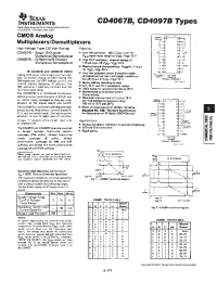 Datasheet CD4067BE manufacturer TI