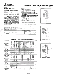 Datasheet CD4072BD manufacturer TI