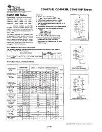 Datasheet CD4075BF manufacturer TI