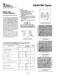 Datasheet CD4076B manufacturer TI