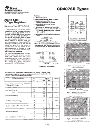 Datasheet CD4076BF manufacturer TI