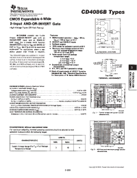 Datasheet CD4086BPWR производства TI