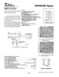 Datasheet CD4503B manufacturer TI