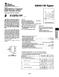 Datasheet CD4511 производства TI