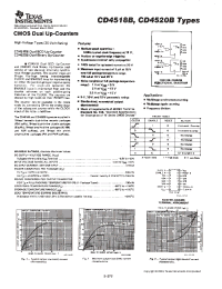 Datasheet CD4520BF3A manufacturer TI