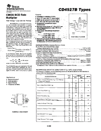 Datasheet CD4527 manufacturer TI