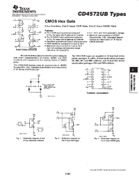 Datasheet CD4572UBM manufacturer TI