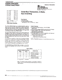 Datasheet CD54-74AC623 manufacturer TI
