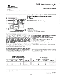 Datasheet CD54-74FCT2952A manufacturer TI