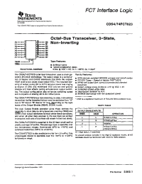 Datasheet CD54-74FCT623 manufacturer TI