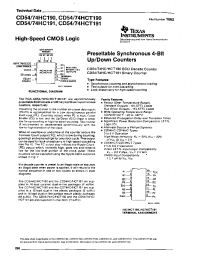 Datasheet CD54-74HC190 manufacturer TI