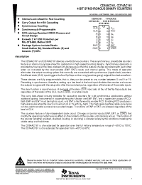 Datasheet CD54AC161F manufacturer TI