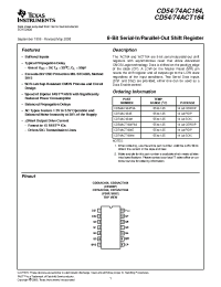 Datasheet CD54AC164 manufacturer TI