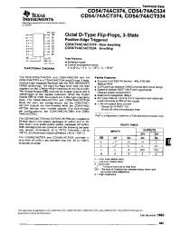 Datasheet CD54ACT534F3A manufacturer TI