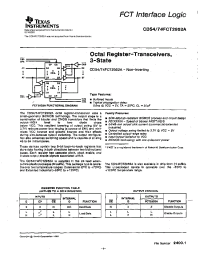 Datasheet CD74FCT2952A manufacturer TI