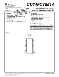 Datasheet CD74FCT861AM96 производства TI