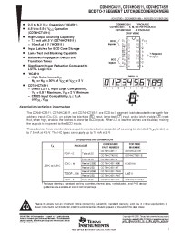 Datasheet CD74HC4511M производства TI
