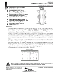 Datasheet CDC2509A manufacturer TI