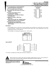 Datasheet CDC328AD производства TI