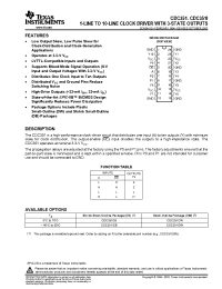 Datasheet CDC351IDB manufacturer TI