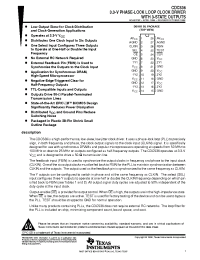 Datasheet CDC536DBR manufacturer TI