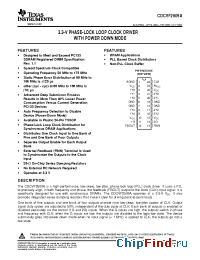 Datasheet CDCVF2509A manufacturer TI