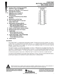 Datasheet CY29FCT520ATDMB manufacturer TI