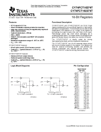 Datasheet CY74FCT162374TTSSOP manufacturer TI