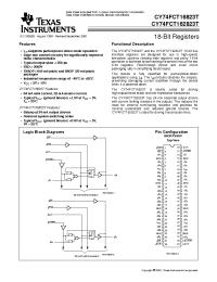Datasheet CY74FCT162823ETPAC manufacturer TI