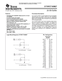 Datasheet CY74FCT163827APVC manufacturer TI