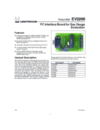 Datasheet EV2200 manufacturer TI