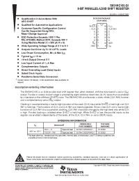 Datasheet HC165Q1 manufacturer TI