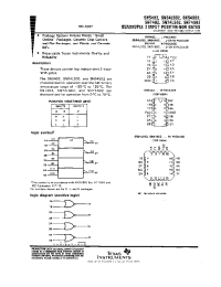 Datasheet JM38510-00401BCA manufacturer TI