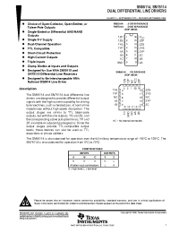 Datasheet JM38510/10403BEA manufacturer TI