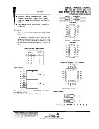 Datasheet JM38510/30007BCA manufacturer TI