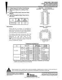 Datasheet JM38510/32803BRA manufacturer TI