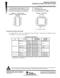 Datasheet JM38510/65201B2A manufacturer TI