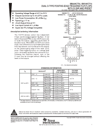 Datasheet JM38510/65352B2A manufacturer TI