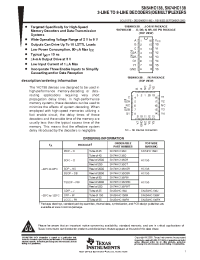 Datasheet JM38510/65802BFA manufacturer TI