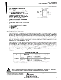 Datasheet LFC789D25-ADJCPWR manufacturer TI