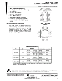 Datasheet LM148FKB manufacturer TI